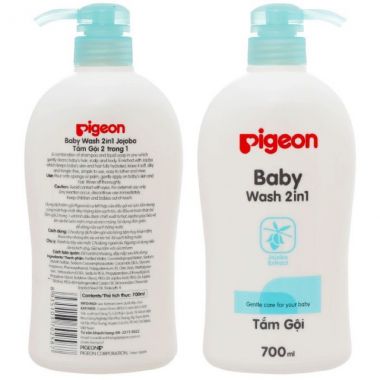 Sữa Tắm Gội Toàn Thân Pigeon Chính Hãng 700ml và 200ml