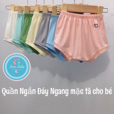 Quần Ngắn Đáy Ngang,Quần Mặc Bỉm Cho Bé