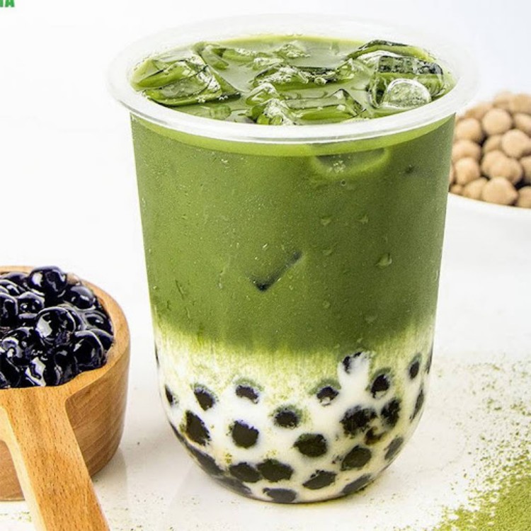 Sữa Tươi Matcha Trân Châu Đường Đen