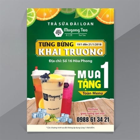 Tờ rơi khai trương