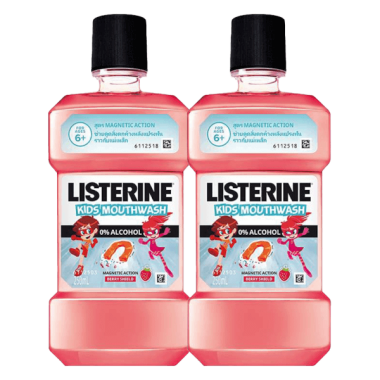 Combo 2 Nước súc miệng cho bé Listerine Kids Mouth Wash 250ml