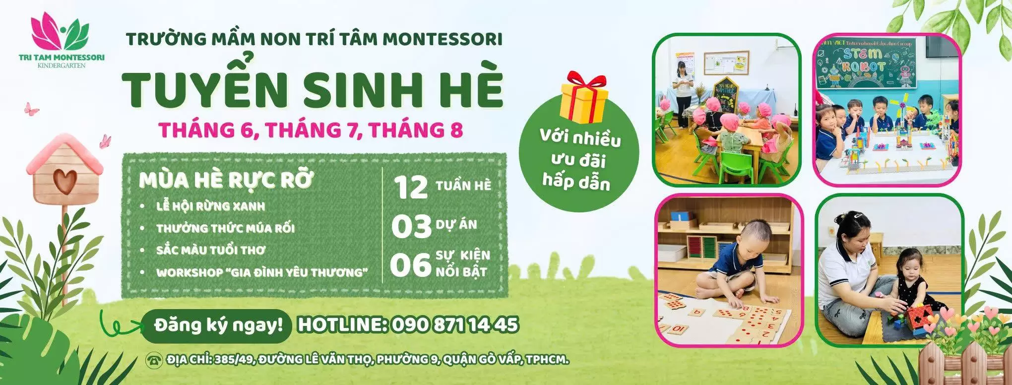 TRƯỜNG MẦM NON TRÍ TÂM MONTESSORI