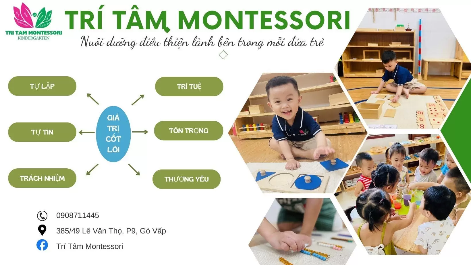 TRƯỜNG MẦM NON TRÍ TÂM MONTESSORI