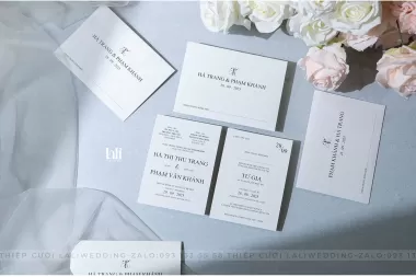 Thiệp cưới nhà Lali - Mẫu LALI-B1023