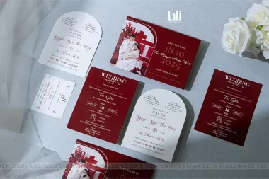 Thiệp cưới nhà Lali - Mẫu LALI-B1019
