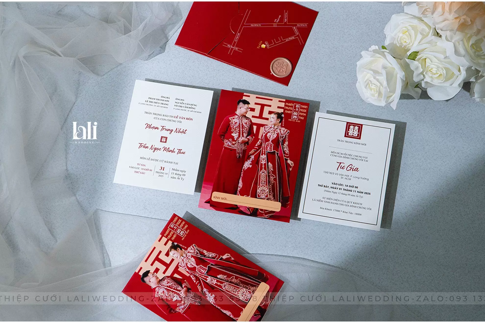 Thiệp cưới nhà Lali - Mẫu LALI-B1020