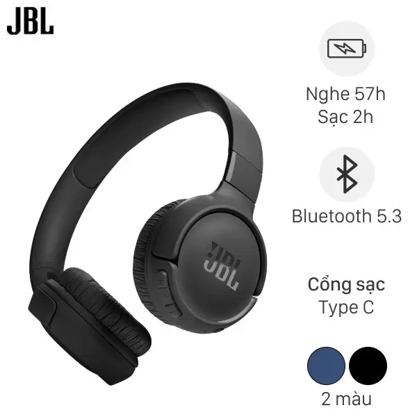 Tai nghe Chụp Tai JBL Tune 520BT