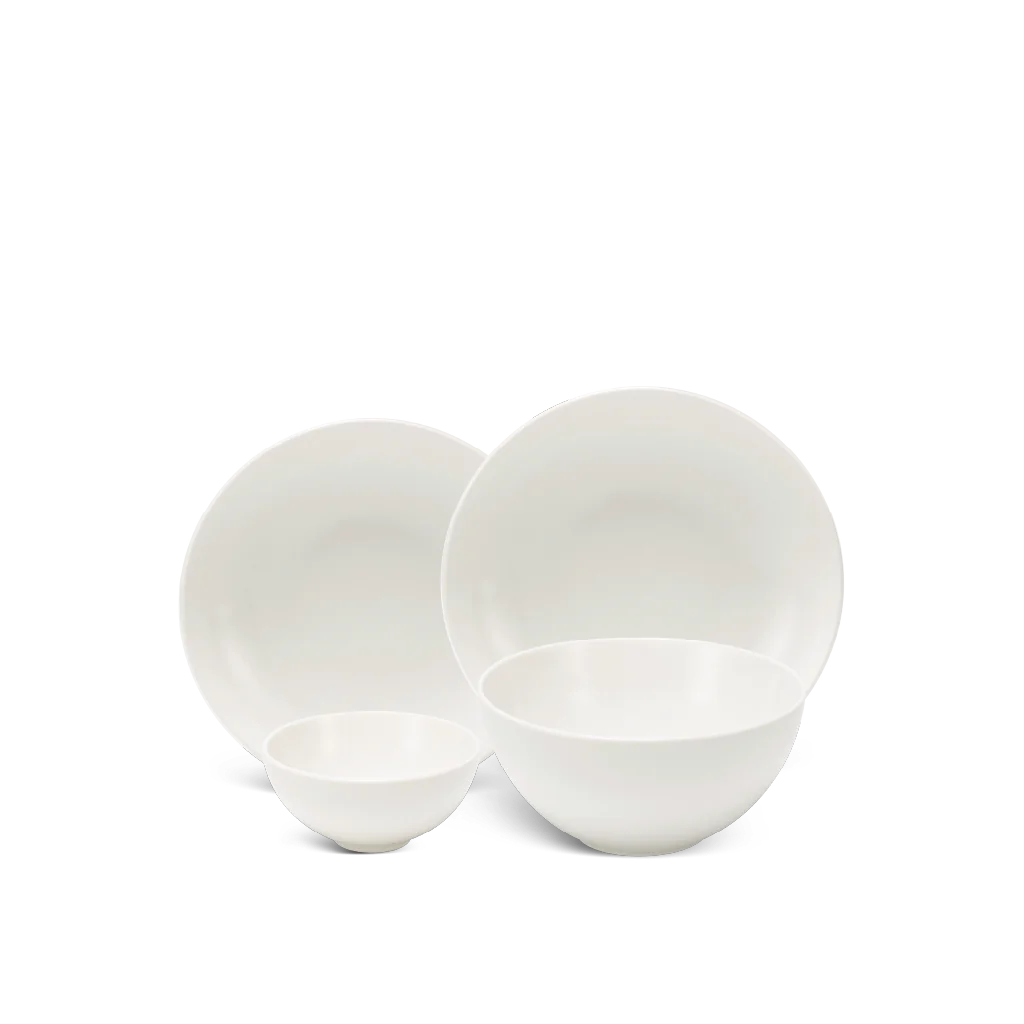 Bộ đồ ăn 09 sản phẩm - Timeless IFP - Trắng Ngà