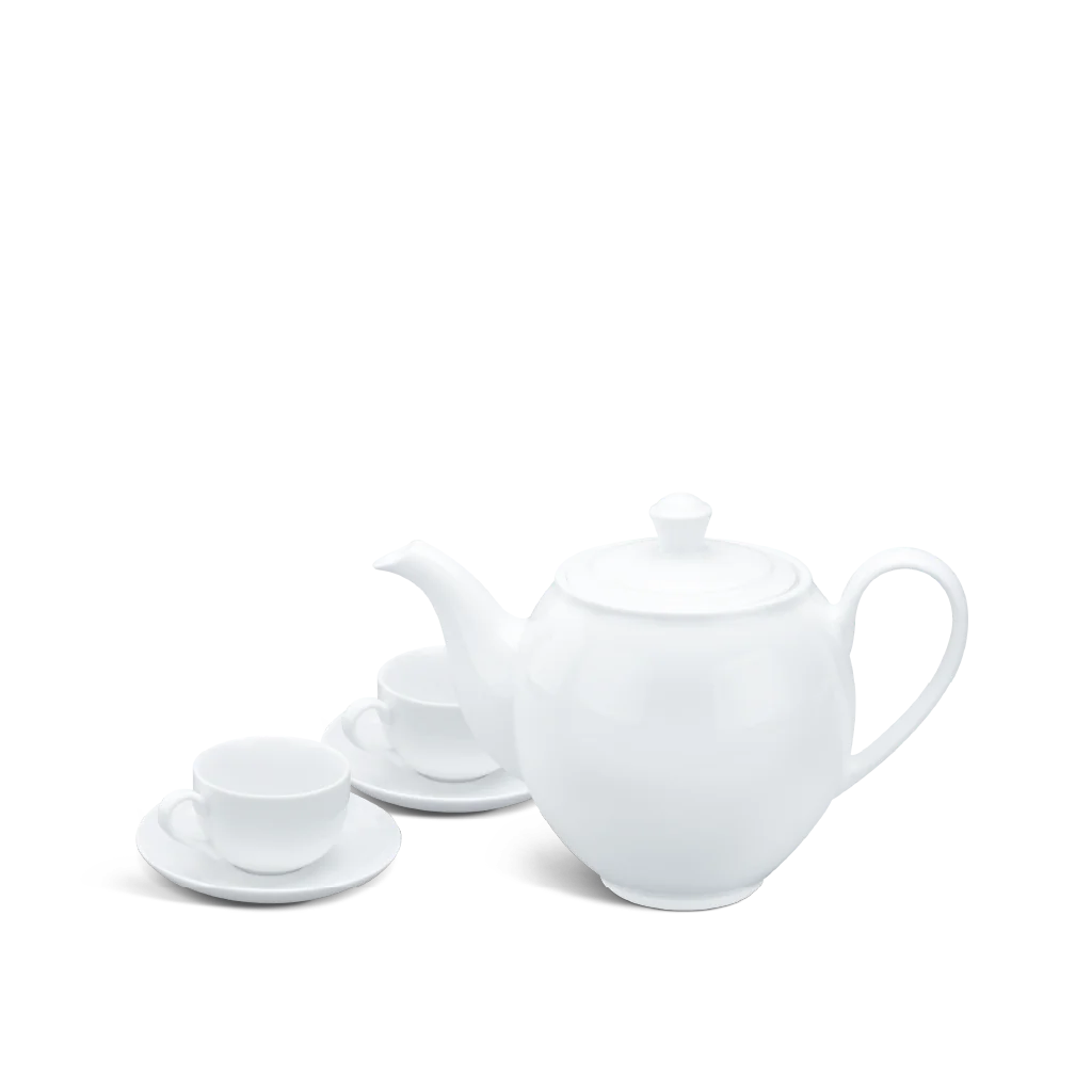 Bộ trà 0.5 L - Camellia - Trắng