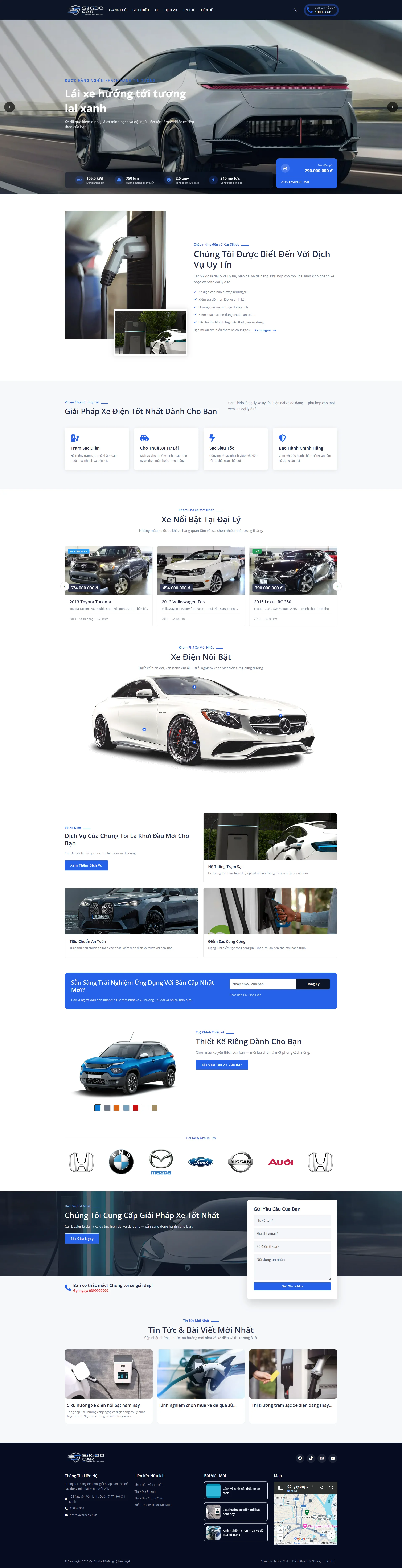 website bán xe hơi - demo 113