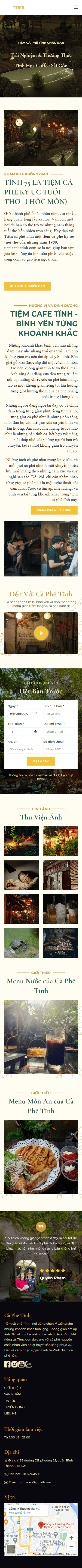 Website tiệm cafe Tĩnh -  demo 54