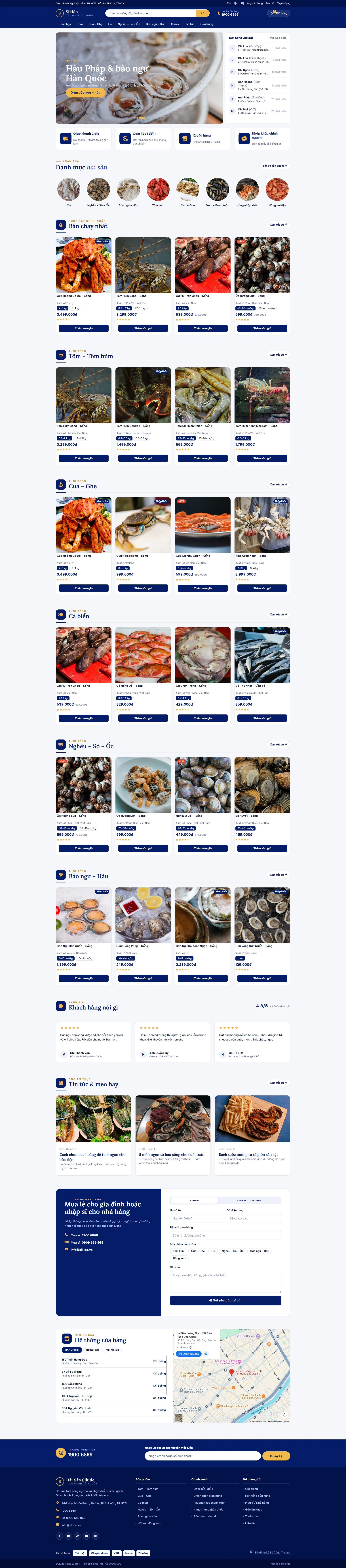 Giao diện web mẫu, template website đẹp | Sikido Web