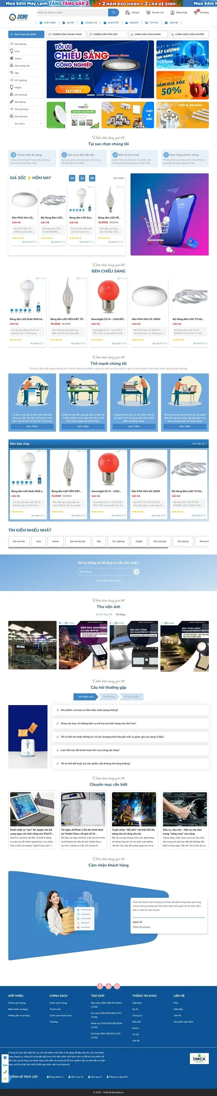 Quy trình thiết kế website tại Thiên Thanh Tech