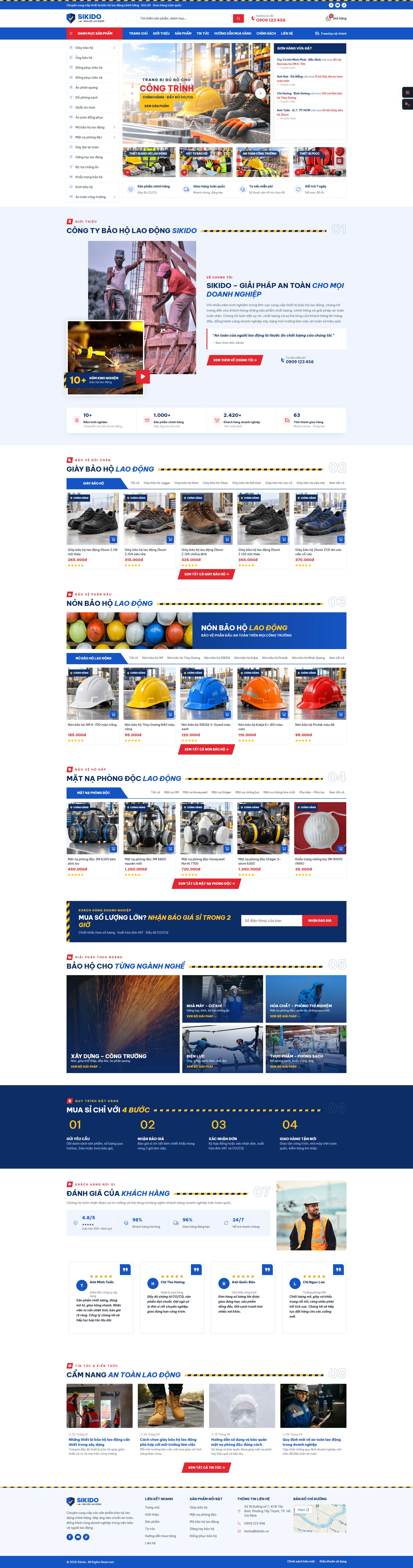 #MS131 - Thiết bị bảo hộ lao động Sikido – demo 123