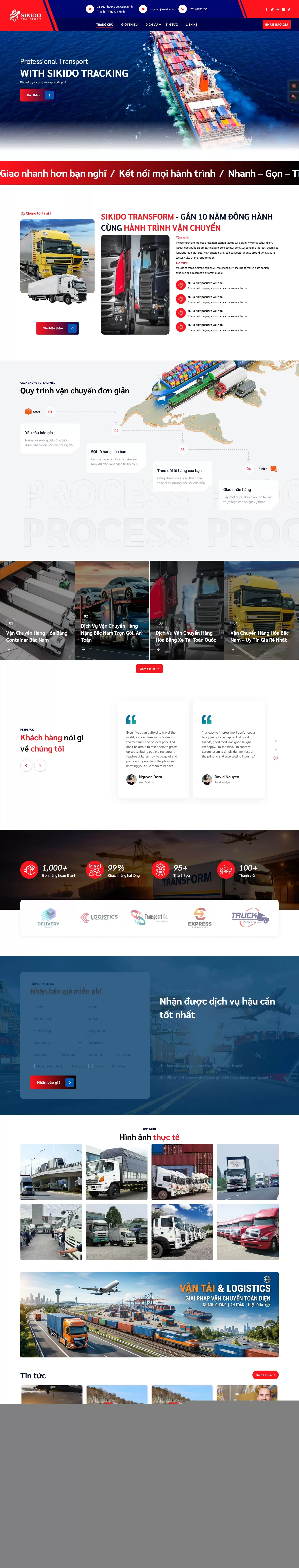 Giao diện web mẫu, template website đẹp | Sikido Web