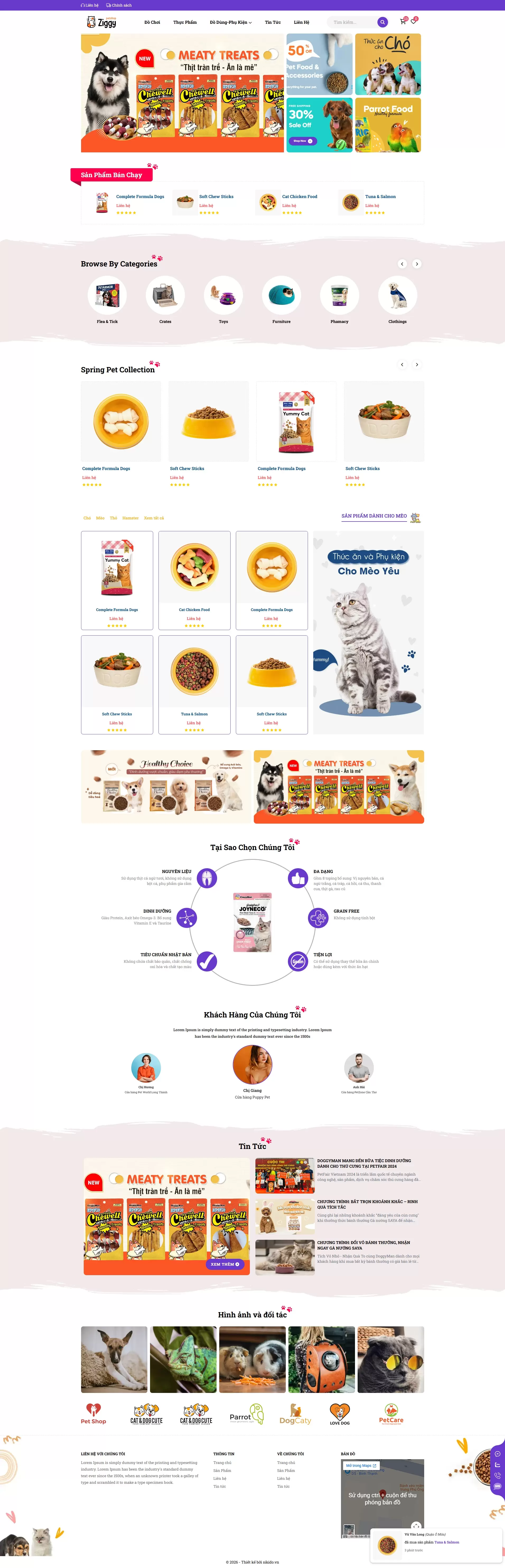 Giao diện web mẫu, template website đẹp | Sikido Web