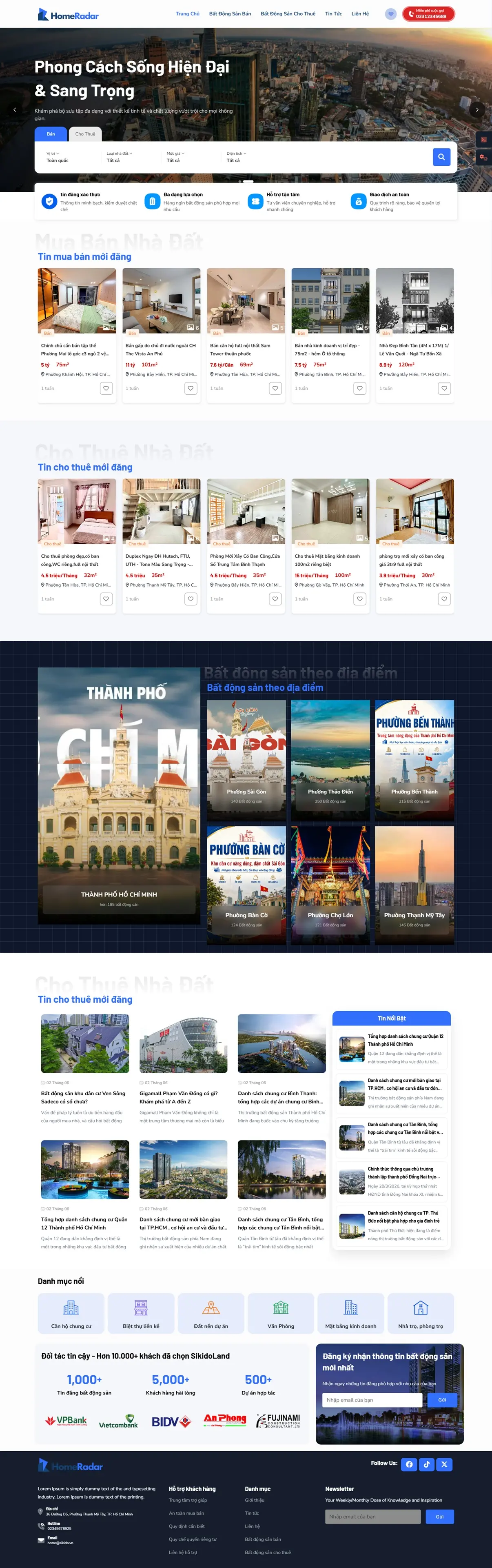 Website bất động sản - demo 96