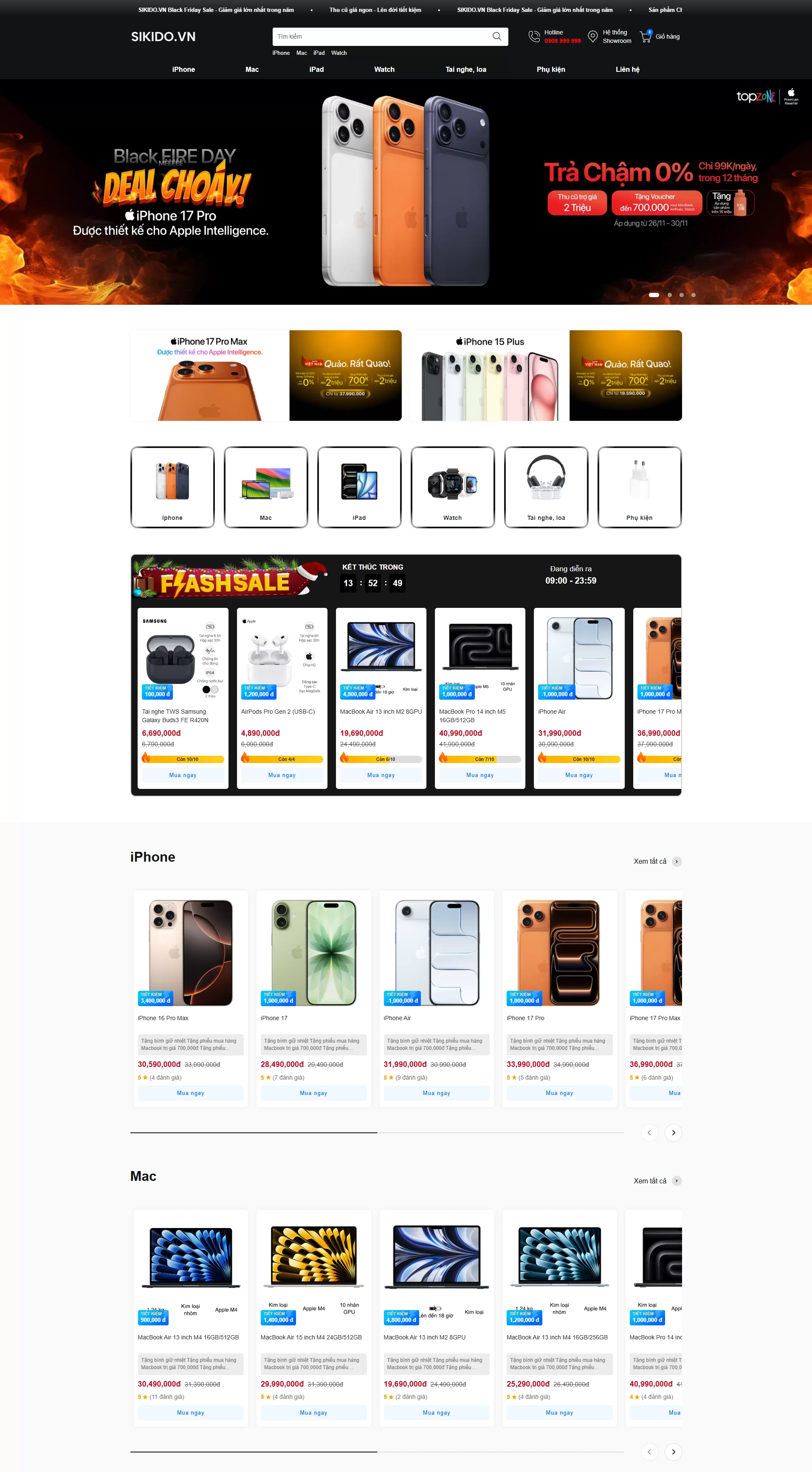 Giao diện web mẫu, template website đẹp | Sikido Web