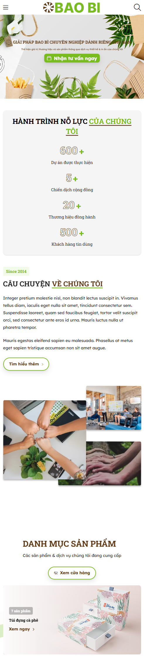 Công ty sản xuất bao bì - demo 70