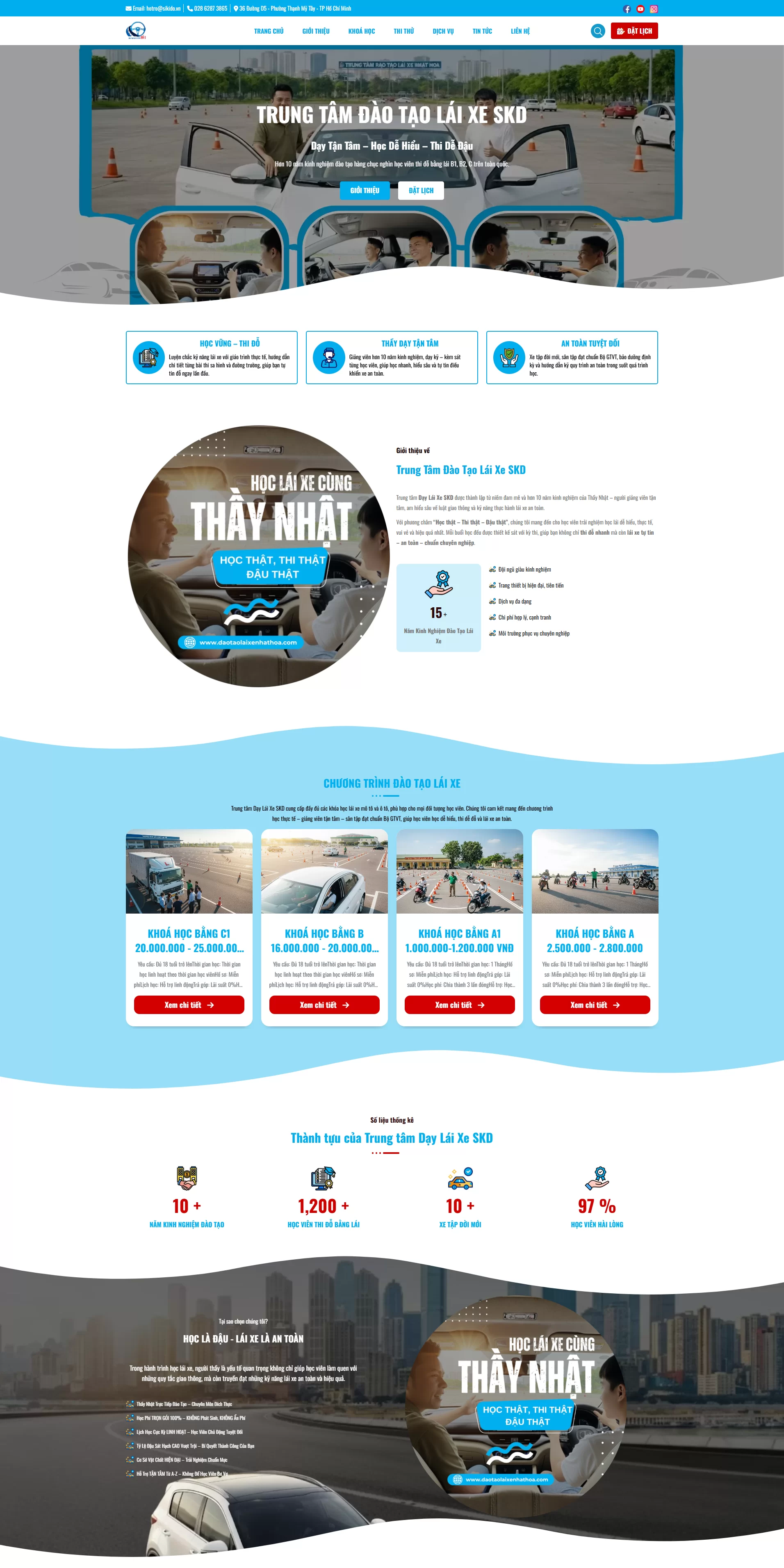 Giao diện web mẫu, template website đẹp | Sikido Web