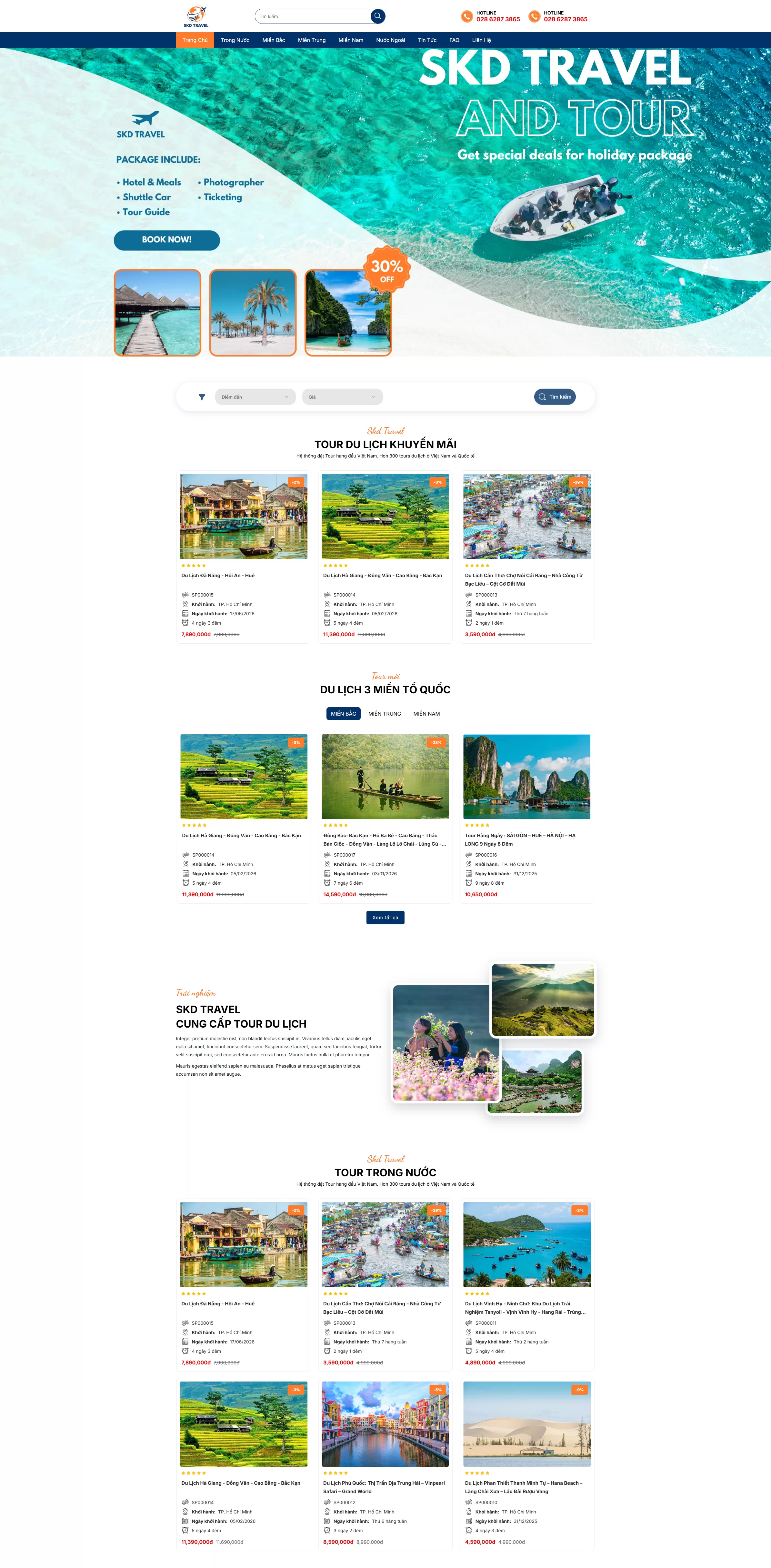 Giao diện web mẫu, template website đẹp | Sikido Web