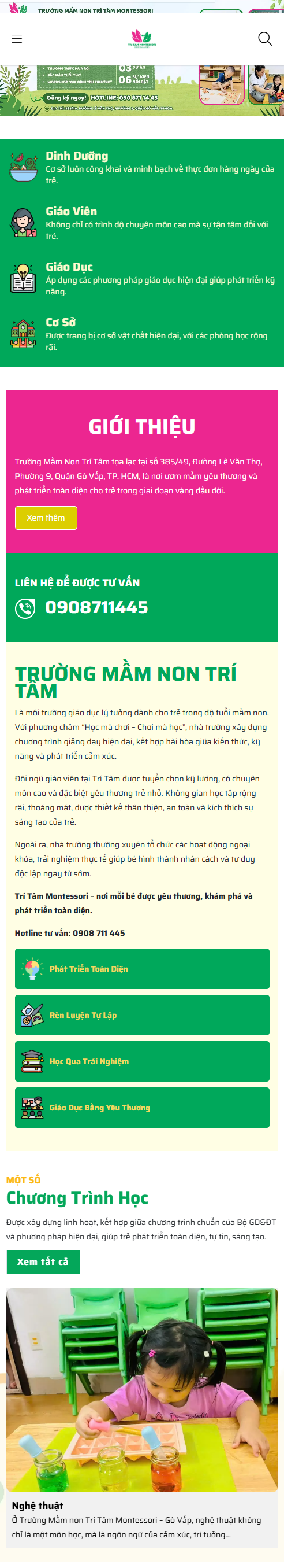 Mầm non Trí Tâm - demo 67