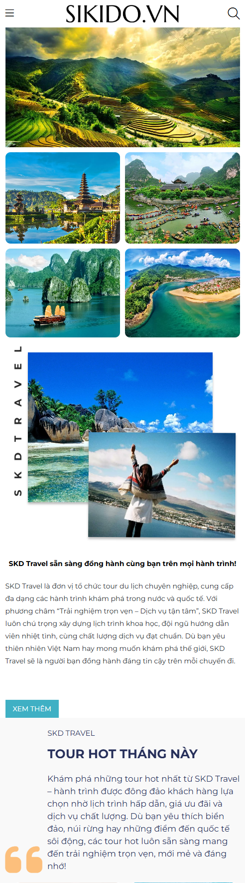 Công ty du lịch skdtravel - demo 72