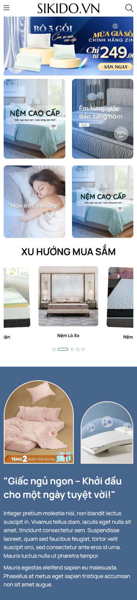 Siêu thị nệm - demo 77