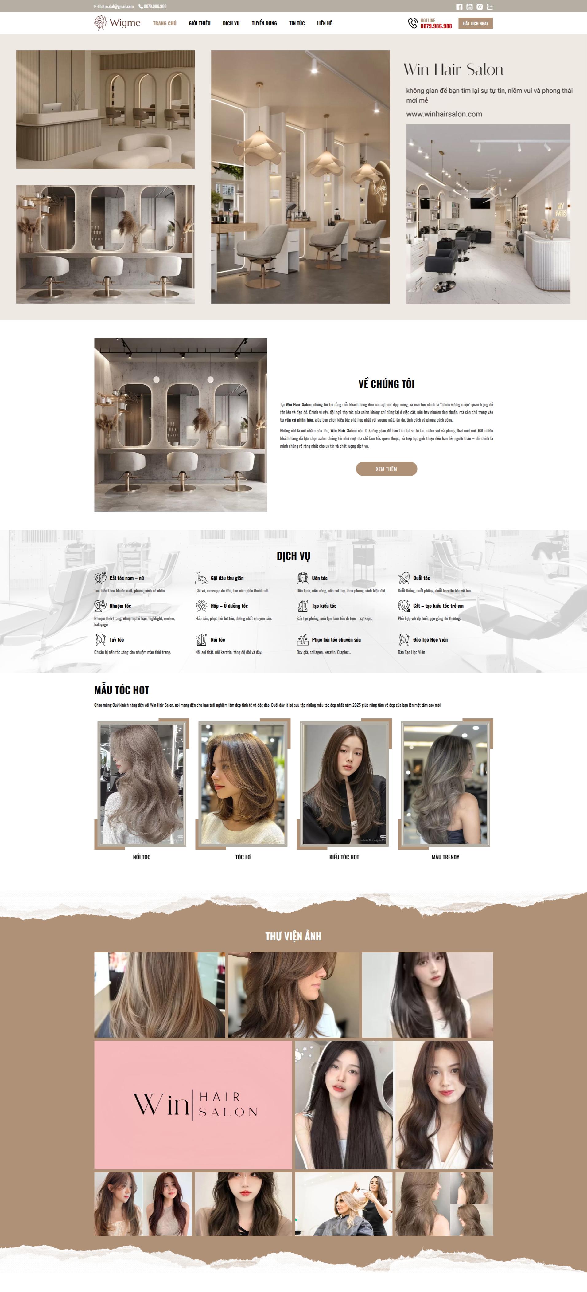 Giao diện web mẫu, template website đẹp | Sikido Web