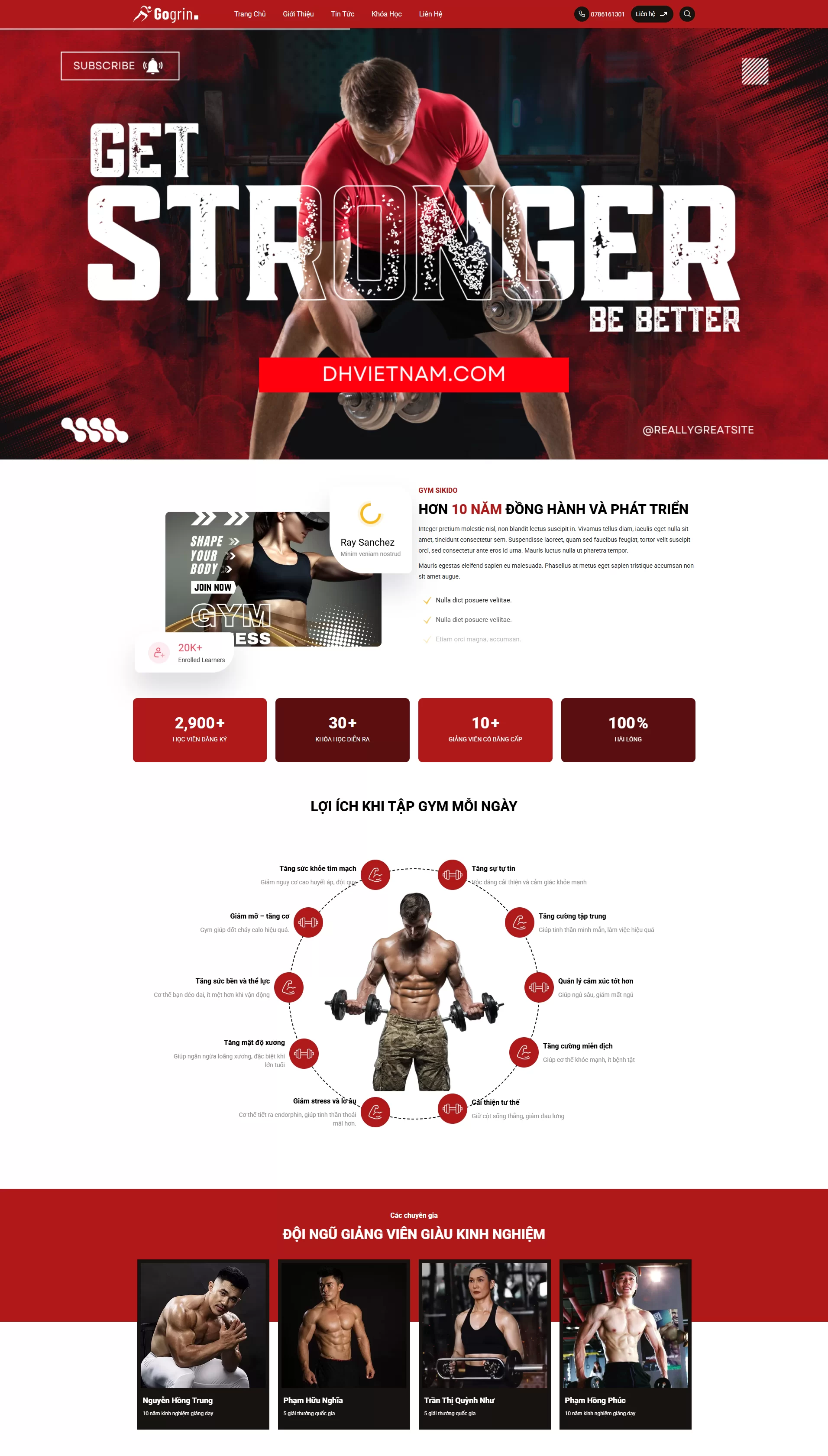 Giao diện web mẫu, template website đẹp | Sikido Web