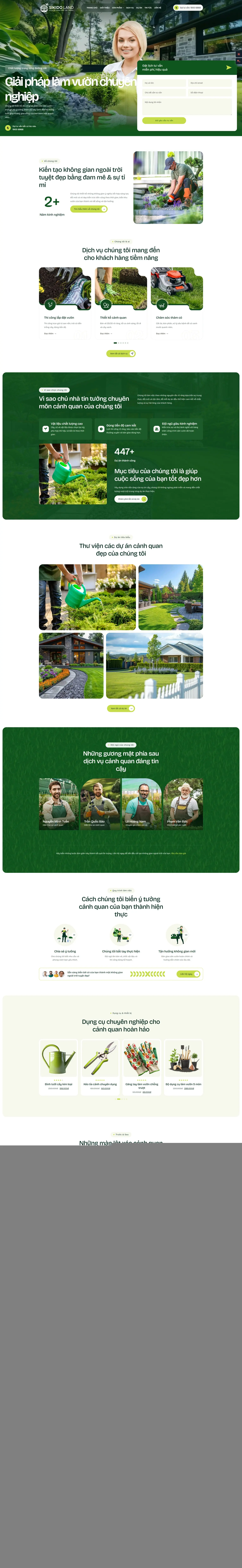 Giao diện web mẫu, template website đẹp | Sikido Web